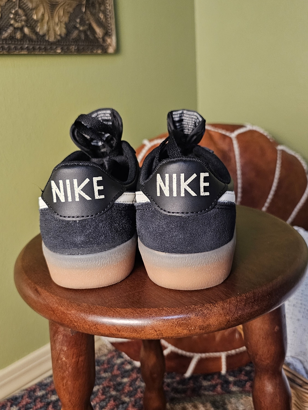 Nike Killshot 2 Leather Black Sail Gum Low Top Sneakers Women's Size 7 - Picture 4 of 8
